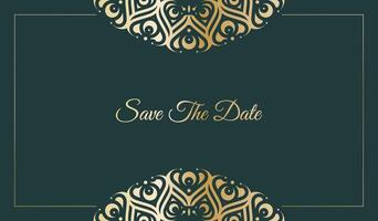 luxury retro invitation background style ornamental pattern. vector