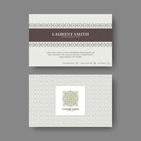 professional business card template design vector