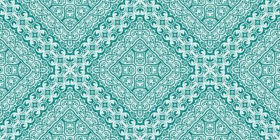 Teal Swirl Pattern Seamless texture design vector