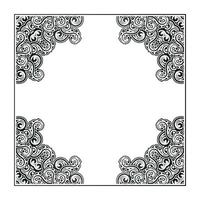 Elegant Ornament Frame Design template vector