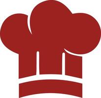Chef's hat icon, perfect for culinary projects. vector