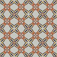 Seamless pattern with flourish ornament in 1920s graphic design style. Artistic abstract vintage geometric diagonal ornamental texture vector