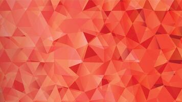 Abstract geometric pattern with red triangles, modern polygonal background vector