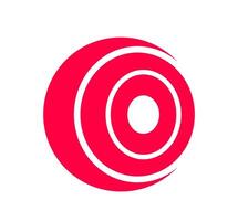 Curling Stone Illustration. Simple Curling Icon. Minimalist Design of a Curling Stone. Isolated Illustration. vector