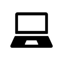 Laptop Computer Illustration. Simple Laptop Icon. Minimalist Design for Portable Device. Isolated Illustration. vector