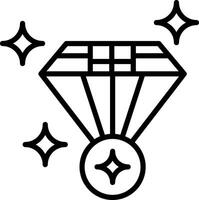 Diamond New creative style line icon new icons design vector