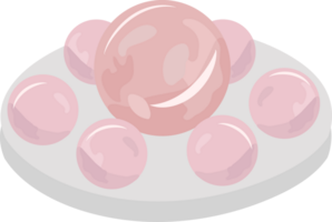 Seven Star Chakra Group, Array Rose Quartz Healing ball png
