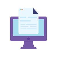 Web Page Browser Online Icon vector
