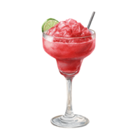 A margarita with a lime slice in it png