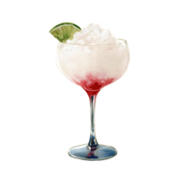 A margarita with a lime slice on top png