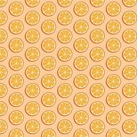 orange slices pattern background vector