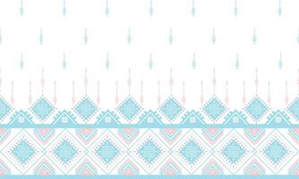 pattern geometric designs with pastel blue,pink on white background , design for fabric or various pattern printing works. vector