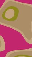Earth Tone Abstract Animation Loop with Pink Accent video