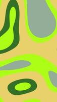 Liquid Animation Background Green Yellow Abstract Seamless Loop video