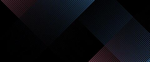 Abstract geometric pattern with blue and pink lines vector