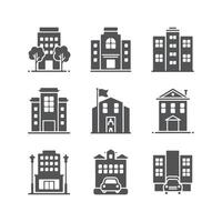 Collection of Buildings and Architectural Structures vector