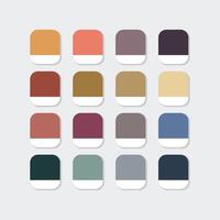 Modern Color Palette for Creative Projects vector
