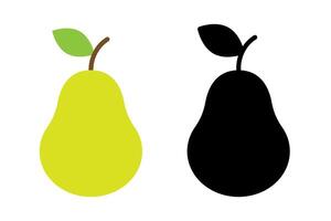 Pear icon symbols vector