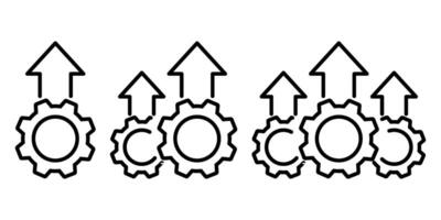 Operational excellence icon simple design. vector