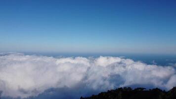 sunset above clouds part 1 - stock video