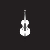 Contrabass icon element background vector
