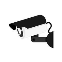 Security camera isolated on white background vector