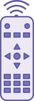 Colored Remote Control Icon. Illustration. Accessory for Control and Management of Devices. Gadget, Technology. Device Concept vector