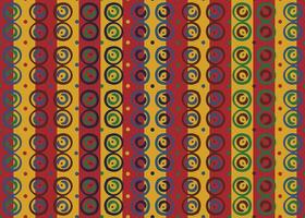 vibrant seamless pattern in African style. Folk or Tribal bright background with vertical stripes reminiscent of 1970s designs for textiles, wrapping paper vector