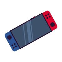 Colorful illustrations of various retro and modern game controller vector