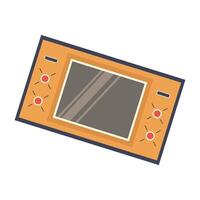 Icons of various handheld gaming consoles and retro-style game controller vector