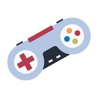 Icons of various handheld gaming consoles and retro style game controller. vector