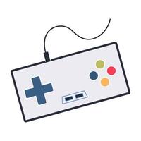 Icons of various handheld gaming console and retro-style game controllers vector