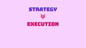 4K Animated Business Workflow, Strategy, Execution, Success video