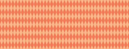 Orange Halloween argyle geometric texture. Fall party seamless pattern. illustration isolated on white background. vector