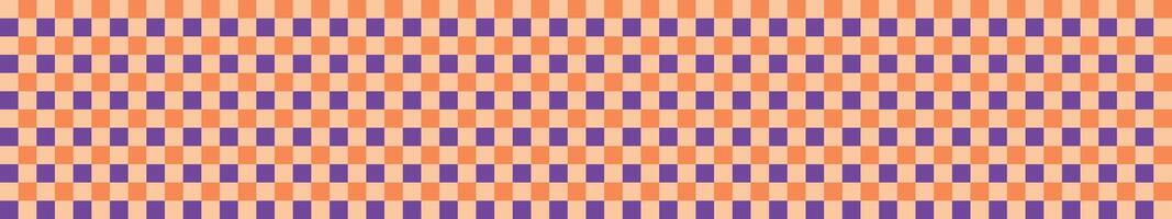 Halloween argyle geometric pattern background. Autumn pumpkin and chevron design. Flat illustration on white background. vector