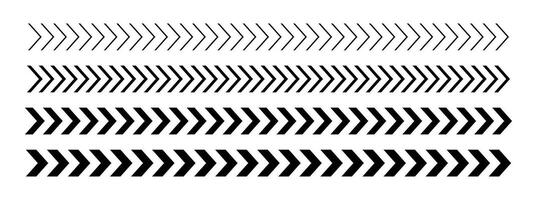 Right direction chevron arrow with bold graphic design, motion and navigation symbol. Flat illustration isolated on white background. vector