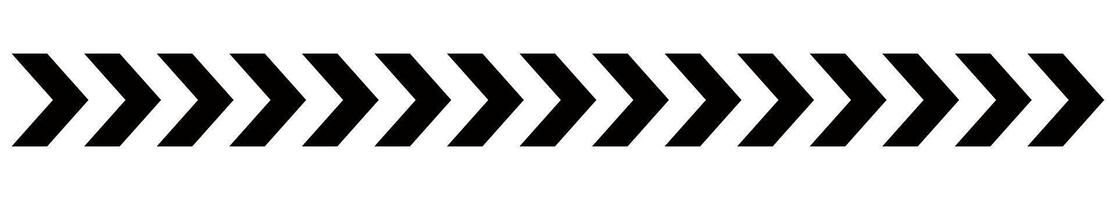 Chevron arrow line pattern in repeating design, motion and direction concept. Flat illustration isolated on white background. vector