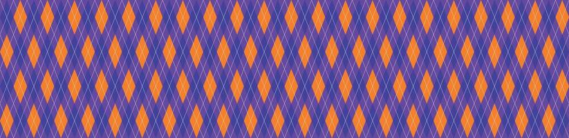 Neon Halloween argyle texture background. Pink diamond party pattern. Flat illustration isolated on white background. vector