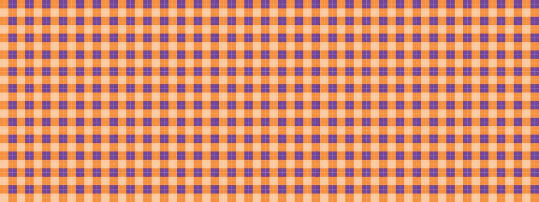 Halloween argyle wallpaper with orange black pattern. Flat illustration isolated