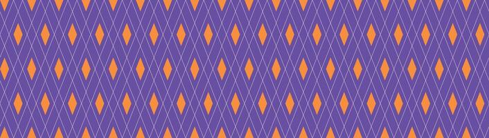 Halloween background plaid background with spooky autumn texture. Flat illustration isolated vector