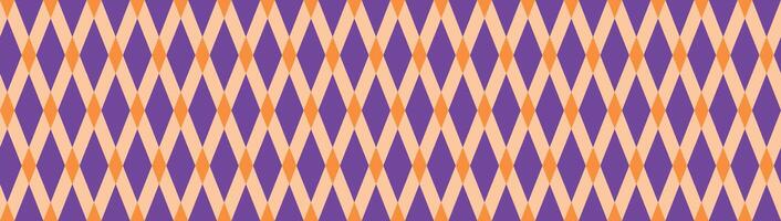 Black and orange Halloween argyle texture. Spooky chevron pattern. illustration isolated on white background. vector