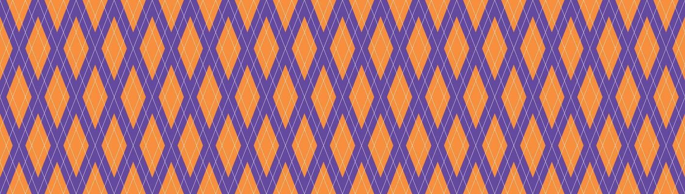 Halloween background checkered tablecloth with psychedelic pattern. Flat illustration isolated