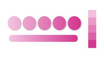 Abstract gradient background with Hot Pink and Pink color palette. Abstract illustration with gradient blur design. Blurred colored abstract background. Colorful gradient illustration vector