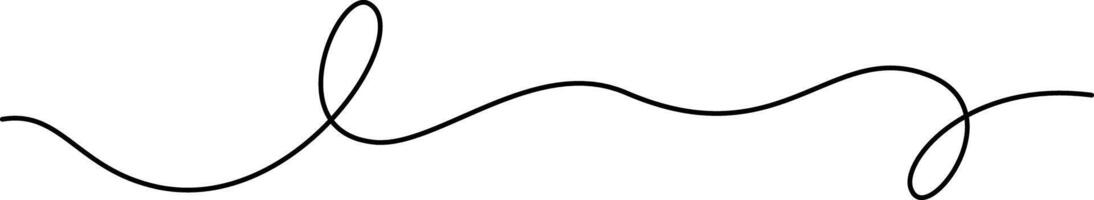 Dynamic Wavy Line Swirl Graphic vector