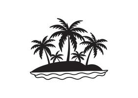 Based on a tropical island or beach theme vector