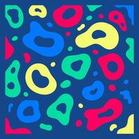 Abstract Splash Liquid Background for Funny and Colorful Theme vector