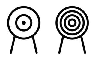 Two targets with a target in the middle vector