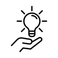 Light bulb icon, idea, idea, idea, idea, idea, idea, idea, idea vector
