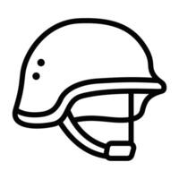 A helmet icon on a white background vector