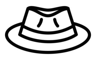 A hat icon on a white background vector